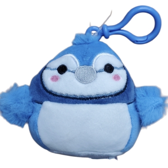 Squishmallows Babs the Bluebird Clip On‎ 4" Plush - Picture 1 of 8